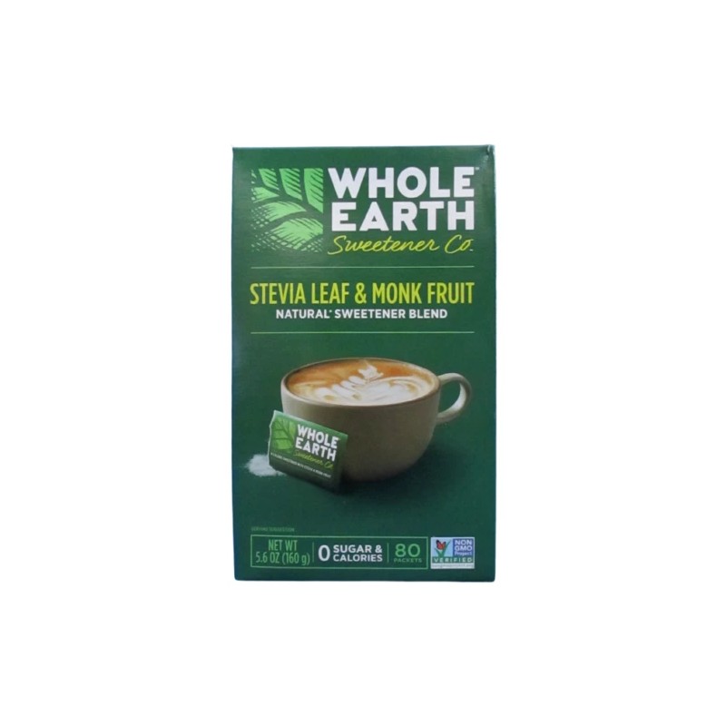 Whole Earth Stevia Leaf & Monk Fruit Natural Sweetener Blend