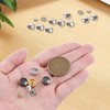 45 Set Chicago Screws, 3 Colors Round Flat Head Studs,