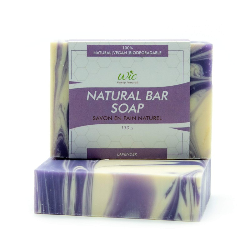 WIC Family Naturals Natural Soap Bars (5 Bars) - 130g/4.5oz