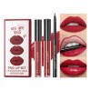 Set De 3 Labiales Labiales Larga Duracion Labios Impermeable