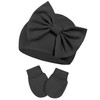 Durio Newborn Baby Hat and Mittens Set Newborn Hats Soft