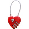 Mini Love Heart Lock,Red Heart Padlock, Mini Code Lock, Wire