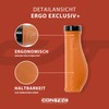 CONTEC Ergo Exclusive+ Bicycle Grips Premium Leather D3 Tri-Component Ergonomic