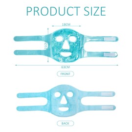 1 Piece Cooling Mask, Cooling Eye Mask, Reusable Face Mask, Warming Eye Mask, Eye Cooling Mask, Face Mask for Women, Gel Mask