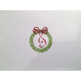 Assorted Christmas Glitter 3.5" x 5" Blank Note Cards with Envelopes, 8ct