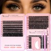 DIY Lash Clusters Kit 480 PCS – D Curl Wispy