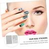 FOMIYES 5sets Unique Manicure Stickers with Chic Geometric Patterns for
