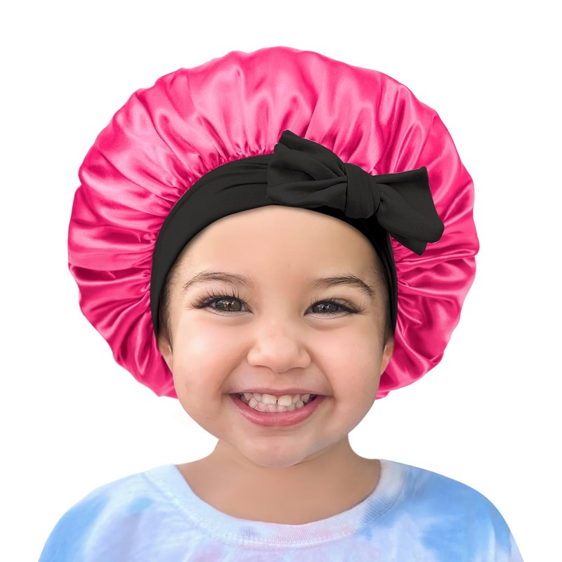 Gorro de pelo de seda satinado: 2 capos para niños