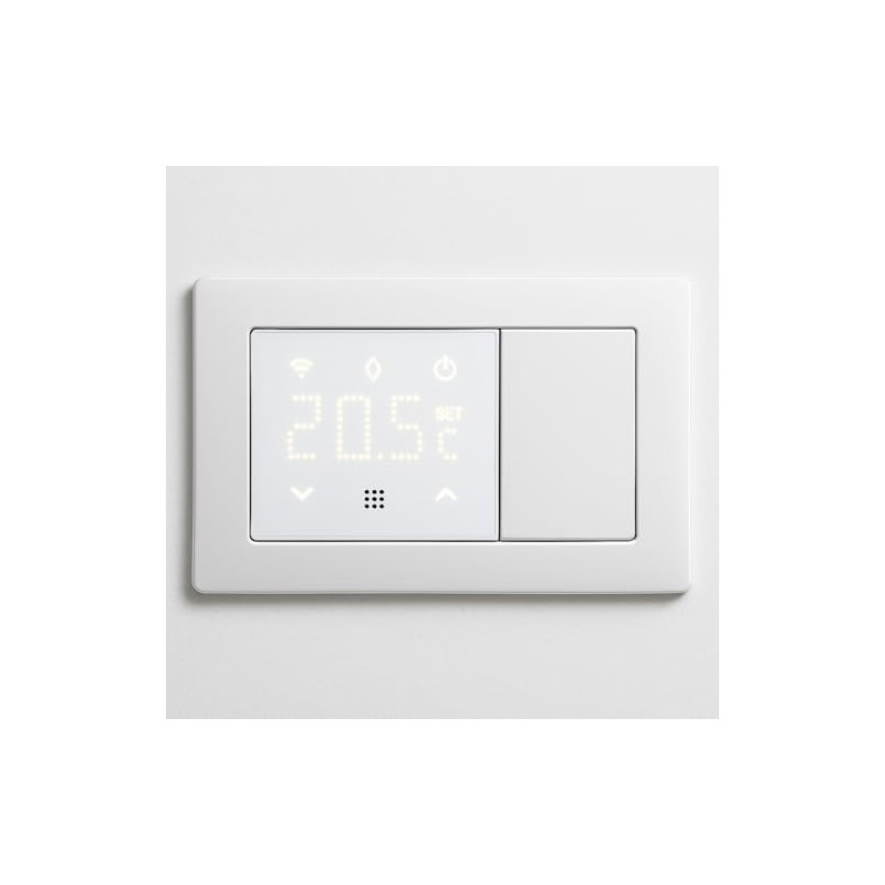 IXTRIMA Flush-mounted thermostat programmable module 2P 240V touch display with