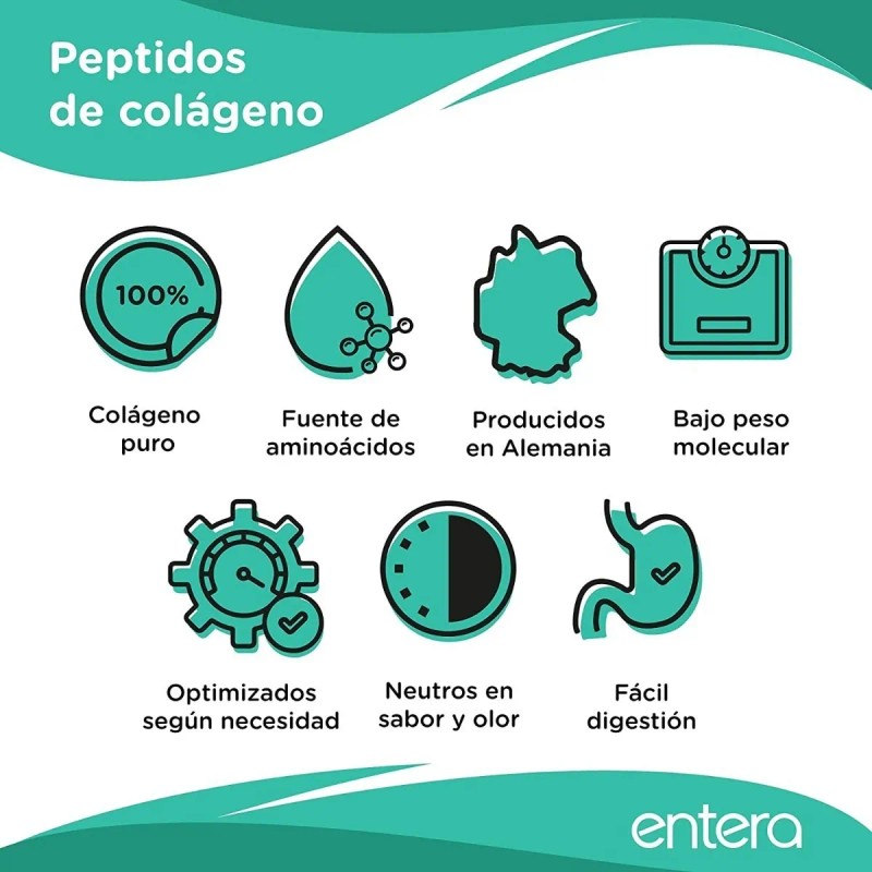Colágeno Hidrolizado Nosorefx Entera Pharma 300g Magnesio Sabor Sin sabor
