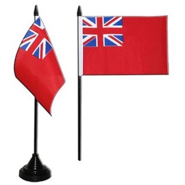Flaggenfritze Table Flag Great Britain Red Ensign Trade Flag 10 x 15 cm