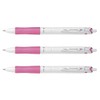 Pilot Acroball Pure White Grip Retractable Ballpoint Pens Pack of