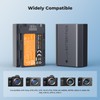 K&F CONCEPT 2600mAh NP-FZ100 Battery and Charger Set, Compatible with