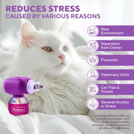 UD_Calming Cat Diffuser Refill & Anti Anxiety Pet Products   Feline Calm Pheromones & Cats Comfort   Stress Relief Help with Pee