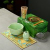 Matcha Set, 7 Stück traditionelles Matcha Tee Set mit Schale und Zubehör, Matcha Starter Kit für Zuhause, Büro oder als Geschenkidee für Matcha Liebhaberl (Grün)