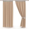 ERBO Tiebacks for Curtains, Pack of 4 Pearl Curtain Tiebacks,