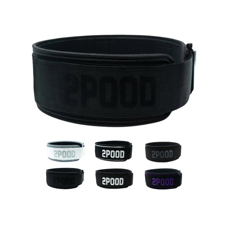 2POOD 4인치 역도 벨트 | CrossFit 너비로 지지력, 유연성, 쉽게