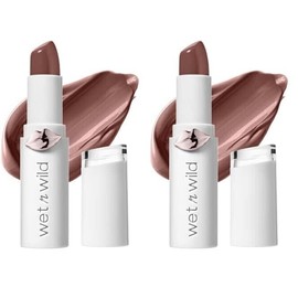 wet n wild Mega Last High-Shine Lipstick Set, Pink Mad for Mauve, Pack of 2