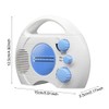 Shower Radio, Portable AM/FM Shower Radio, Waterproof Hanging Shower Radio