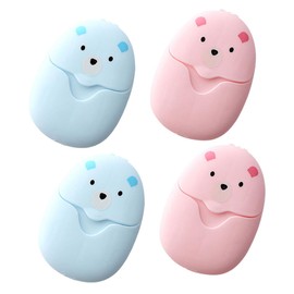 KICHOUSE 4 Boxes Hand Washing Soap Sheets for Outdoor Travel Portable Camping Hand Soap Scented Sheet for Travel Hiking