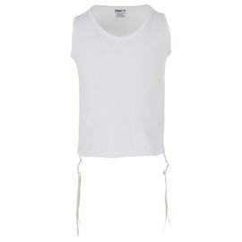 Zion Judaica Quality Boys Tzitzit Undershirt Kids Fine Cotton Certified Kosher T-Shirt Tzitzis Sweat Free Camp Talit Katan White