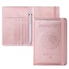 Porta Pasaporte y Visa Mexicano Funda Pasaporte con 10 Compartimientos