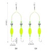 6pcs Double-Hook Reverse Bottom Rig, 2025 Pop Up Boilies Bait