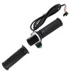 1 Pair Handlebar Throttle Grip Universal LED Display Wire Twist