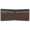 VISCONTI Raw Collection Dollar Unlined Leather Wallet RW49 Oil Tan