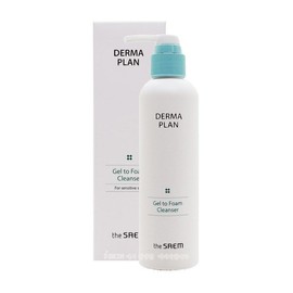 The Saem 더샘 더마플랜 젤 투 폼 클렌저180ml The Saem Derma Plan Gel to Foam Cleanser 180ml