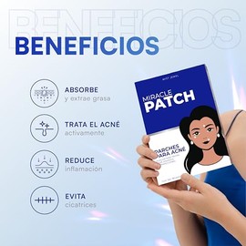 MIST JEWEL Parches para acne hidrocoloides con Tea tree y Caléndula | Patch para granos e imperfecciones y pimple reduce enrojecimiento, inflamación y