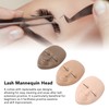 3PCS Eyelash Mannequin Head Removable Replaced Eyelids Eyelash Practice Head