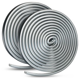 3/16" Round U Lead Came for Stained Glass | 2 6ft Hobby Came for Stained Glass | Strong & Malleable for Smooth Soldering | Ideal for Panels, Windows & Crafts | Lead roll for Hobbyists & Artists