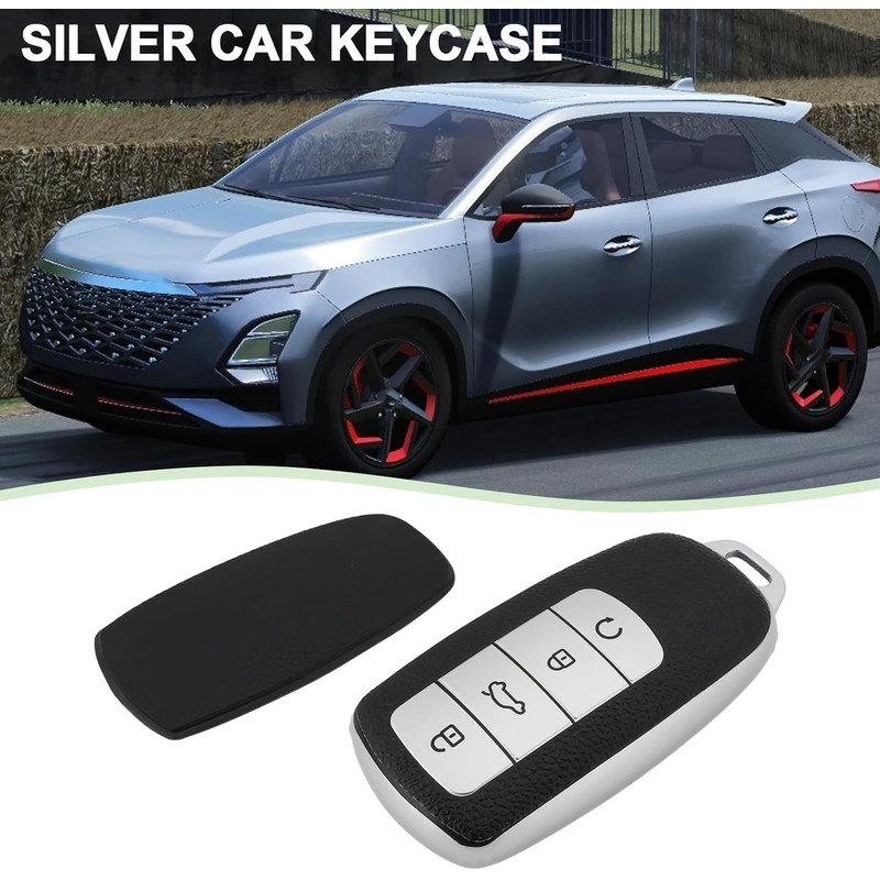 2Pcs Car Smart Key Fob Case Soft TPU Remote Key