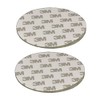 80mm(3.15") Circular Adhesive Plastic Disc/One Side Coated Stick Pad for Suction Cup Items,2pcs