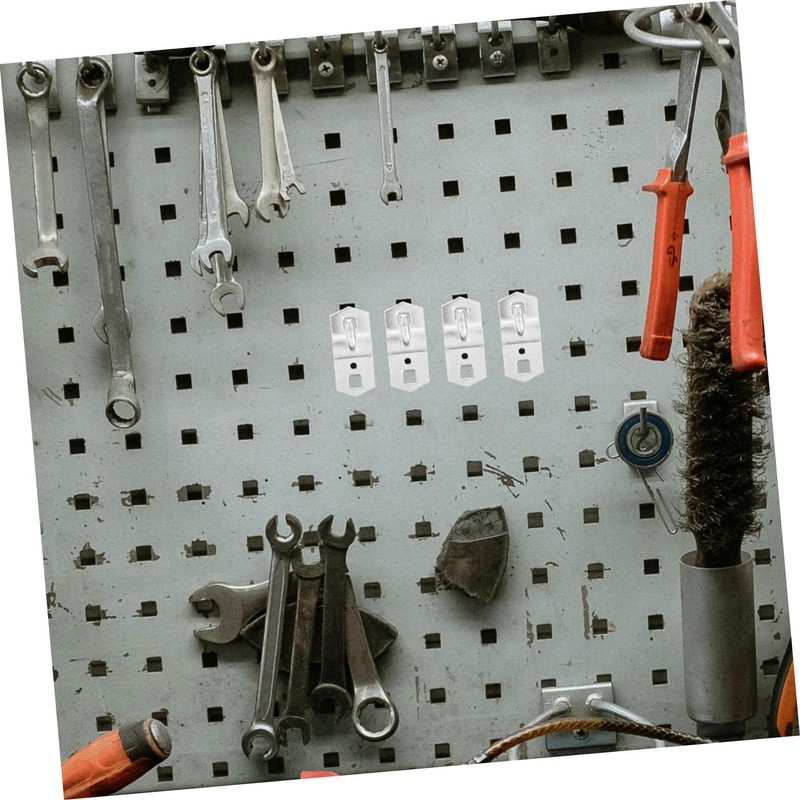SHINEOFI 10pcs Heavy Duty Pegboard Hooks for Garage Wall Storage
