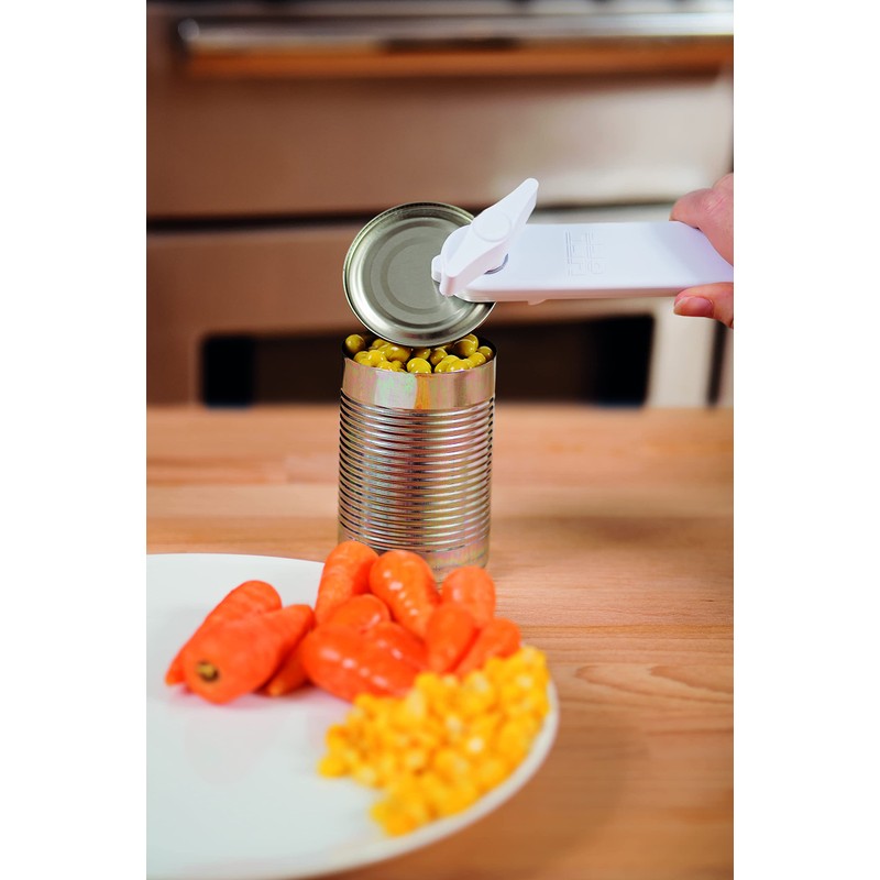 Culinare C10007 Lift Off Tin Opener, White, Plastic/Stainless Steel, Manual