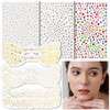 Gootaimi 9Pcs Glitter Freckles, Glitter Freckles Face Tattoo Face Gems,