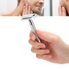 Long Handle Safety Razor Zinc Alloy Safety Razor Reusable Manual