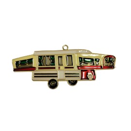 RV Christmas Tree Holiday Pop Up Camper Tree Ornament