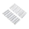 MOZCORN Truss Plates 2x4, 60 Pcs Pronged Mending Plate with