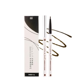 XIXI Box Gel Eyeliner, Silky Texture, Easy to Draw, Anti-Fall Eyeliner, Waterproof, Long Lasting Makeup #3 Brown