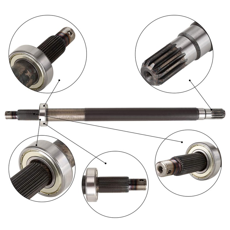 10L0L Driver Side Rear Axle Shaft for 1994.3-2009 EZGO TXT,