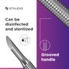 YUAKUOD Pusher Cuticle Manicure Pedicure Staleks Pro Expert Pe-90/2 Slant