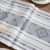Tosleo Boho Table Runner Gray Stripe Table Runner for Modern