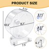 Hamster Wheel, 8.7" Super-Silent Exercise Wheels, Dual-Bearings Quiet Spinner Running