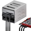 deleyCON 3 x 60 cm SATA 3 Cable Nylon Set