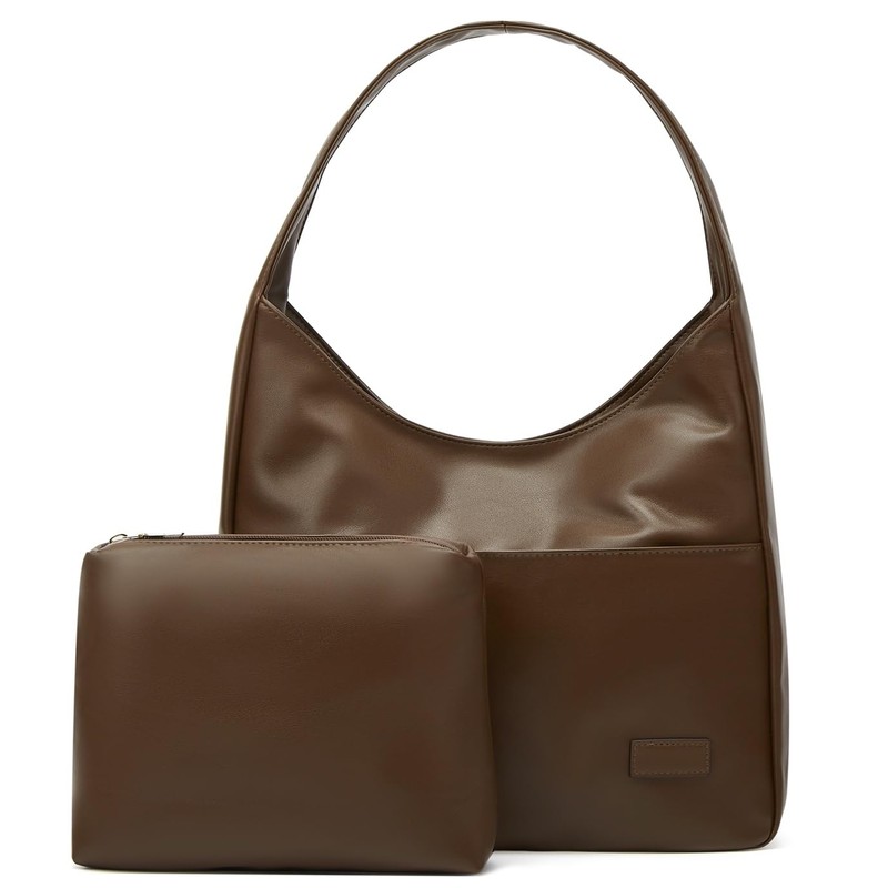 Pocadri Women Tote Handbags Chic Vegan Leather Tote Bag Purse