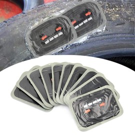 KIMISS 10Pcs Tire Repair Patch, 3.1 x 4.7 inches (80 x 120 mm) Natural Rubber Tire Tire Puncture Repair Patch Tubeless Patch