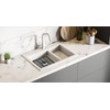 DecorRack 2 Black Sink Protectors for Kitchen Sink, 12" x